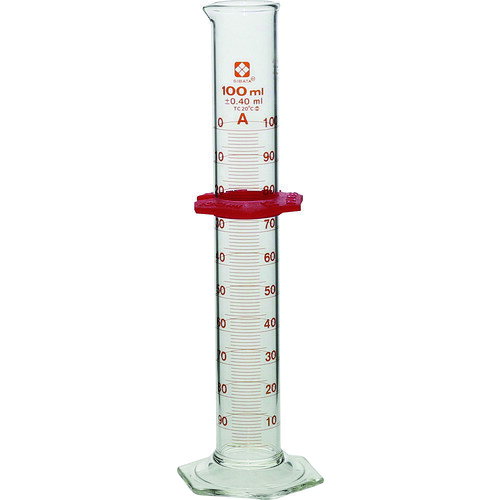 4589988666874｜215-9615 [023520100 ] 1販売 こちらの商品はメール便対応商品です。メール便対応数：0（※1回のご注文で対応数の合計が101以上だとメール便は対応できませんので予めご了承下さい。) 商品画像については実際の製品と異なる場合がございます。あくまでも商品のスペックをご確認の上ご注文をお願いいたします。※この商品は受注発注の商品です。その為メーカーに在庫がない場合がございます。その場合は大変申し訳ございませんがキャンセルとさせて頂きます。予めご了承下さい。215-9615特長液体の体積を測定するための目盛の付いた細長い円筒容器です。注ぎ口があり、液体を測りとるのに用いられます。目盛は受入体積（入っている体積）を表し、受用（入用）を意味するTCを表示しています。（TC：To Contain の略）・目盛は20℃の水を測定したときの体積を表します。JIS規格（R3505）クラスAの「体積の許容誤差」より高精度です。用途液体の体積を測定するガラス製実験器具として。仕様容量(ml)：100目盛間隔(ml)：1.0外径(mm)：32高さ(mm)：235許容誤差(ml)：±0.40仕様2JIS R3505　クラスA以上の高精度オートクレーブ（121℃　15〜20分程度の滅菌）可能材質_仕上ほうけい酸ガラス-1質量128.000Gセット内容_付属品バンパー原産国台湾JANコード4589988666874「ルーペスタジオ」では、拡大鏡(虫眼鏡/ルーペ)、双眼鏡、単眼鏡、望遠鏡などのレンズ製品を主に取り扱っております。工具製品は常には在庫しておらずお取りよせとなります。ご了承下さい。メスシリンダー メスシリンダーSIBATA メスシリンダー スーパーグレード 関連商品へ