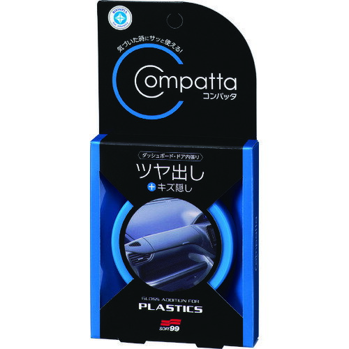 SOFT99 車内用クリーナー ルームピア コンパッタ 未塗装樹脂用ツヤ出し [02187] 02187 販売単位：1