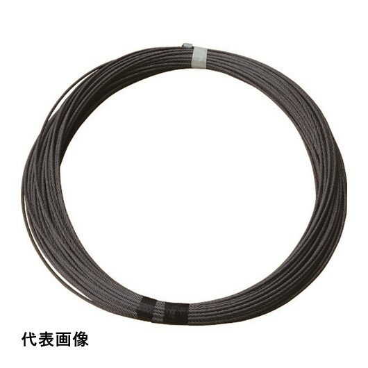 TKK MA-N900専用交換ワイヤロープ ワイヤロープ φ4×100M (麻芯6×19) [4X100M MA-N900] 4X100MMAN900 販売単位：1 送料無料