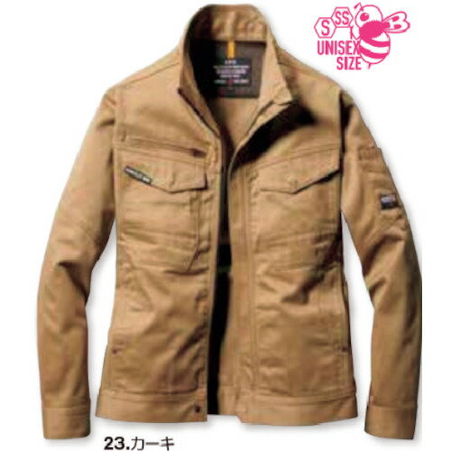 ジャケット BURTLE ジャケット 8101-23-3L カーキ [8101-23-3L] 8101233L 販売単位：1 送料無料