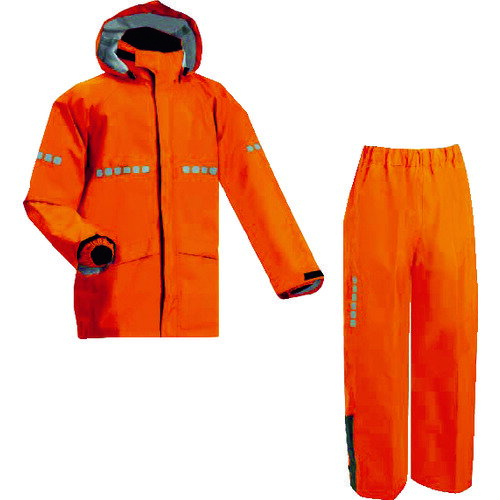 前垣 AP1000ワーキングレインスーツ レスキューオレンジ Lサイズ レイングッズ [AP1000 R.OR L] AP1000R.ORL 販売単位：1 送料無料