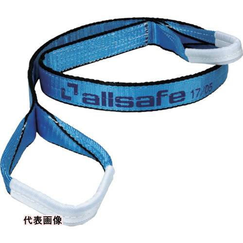 allsafe オールセーフスリングベルト3E25x3m スカイブルー [AS3E25-30] AS3E2530 販売単位：1