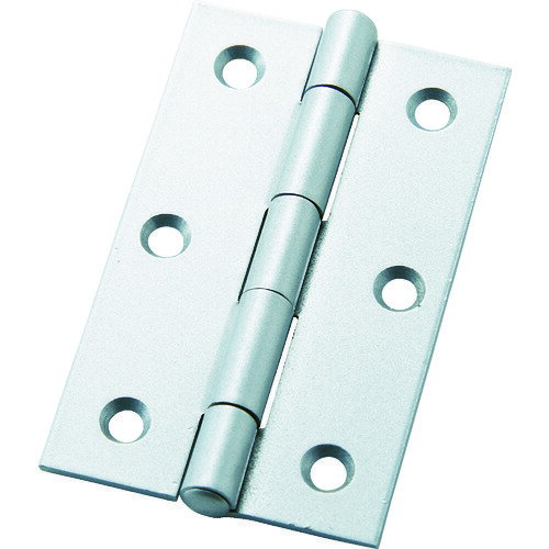 蝶番 スチール製 フジテック カラー丁番 袋入り(2枚)・厚口76mm・シルバー [B-11036] B11036 販売単位：1