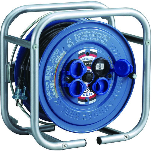 コードリール 単相100V・防雨型 ハタヤ 段積みリールケーブルタイプ 標準型 [DSS-30] 販売単位：1 送料無料