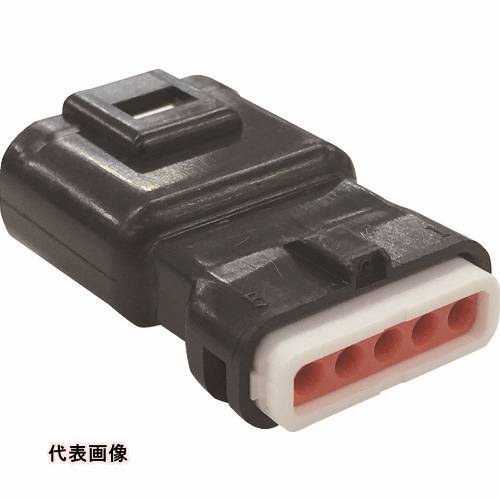 4989999603897｜207-6674 [PCB01A505B001 ] 1販売こちらの商品はメール便対応商品です。メール便対応数：25（※1回のご注文で対応数の合計が101以上だとメール便は対応できませんので予めご了承下さい。) システム上、送料無料と表記されていても、沖縄県・離島宛、大型商品は追加料金をいただく場合があります。別途費用が発生する場合、システムの都合上ご購入時の自動配信メールには追加料金が含まれておりません。当店でご注文内容を確認し、別途メールにてご請求金額を連絡致します。商品画像については実際の製品と異なる場合がございます。あくまでも商品のスペックをご確認の上ご注文をお願いいたします。※この商品は受注発注の商品です。その為メーカーに在庫がない場合がございます。その場合は大変申し訳ございませんがキャンセルとさせて頂きます。予めご了承下さい。207-6674特長2.5mmピッチの防水コネクタです。コネクタに内蔵したワイヤーシールに端子を押し込みリテーナで保持して防水性を確保しています。小分けパックで少量購入が可能です。用途風呂の電化製品、トイレ洗浄器、給湯機器、屋外モーターに。仕様色：黒極数：5長さ(mm)：23.5幅(mm)：16.6高さ(mm)：10.4絶縁被覆外径(mm)：φ1.0〜1.30適合コネクタ：オス(プラグ)保護等級：IP67使用温度範囲(℃)：-40〜+105定格電流(A)：3ボディ色：黒ゴム色：黄適用電線(AWG)：AWG20〜28適合電線(銅線)単線(mm)：0.08〜0.52mm2仕様2適用ピン・コンタクト：オス（プラグ）許容電圧：250V許容電流：3A接続方向：ストレート材質_仕上ハウジング：PBT（難燃グレードUL94V-0）端子：リン青銅／錫めっきピンブロック：ガラス入りPBT（難燃グレードUL94V-0）、黄銅／錫めっきワイヤー・ハウジングシール：シリコーンゴム質量20.800G原産国中国JANコード4989999603897「ルーペスタジオ」では、拡大鏡(虫眼鏡/ルーペ)、双眼鏡、単眼鏡、望遠鏡などのレンズ製品を主に取り扱っております。工具製品は常には在庫しておらずお取りよせとなります。ご了承下さい。コネクタ コネクタTRUSCO 防水コネクタ プラグハウジング 関連商品へ