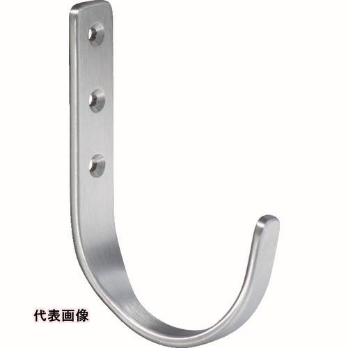 4989999958249｜116-4057 [JH92HL ] 1販売 こちらの商品はメール便対応商品です。メール便対応数：5（※1回のご注文で対応数の合計が101以上だとメール便は対応できませんので予めご了承下さい。) 商品画像については実際の製品と異なる場合がございます。あくまでも商品のスペックをご確認の上ご注文をお願いいたします。※この商品は受注発注の商品です。その為メーカーに在庫がない場合がございます。その場合は大変申し訳ございませんがキャンセルとさせて頂きます。予めご了承下さい。116-4057特長様々なシーンで活用度の高いフックです。ステンレス製で無駄のないシンプルなデザインです。用途各種施設、工場内設備、作業現場に。仕様吊下荷重(kgf)：5厚さ(mm)：5A(mm)：22D(mm)：12.5H(mm)：92L(mm)：126取付穴数(個)：3表面処理：ヘアライン材質_仕上ステンレス(SUS304)表面処理：ヘアライン仕上げ質量150.000Gセット内容_付属品十字穴付き丸皿タッピンねじ（ステンレス鋼）サイズA5×30原産国日本JANコード4989999958249「ルーペスタジオ」では、拡大鏡(虫眼鏡/ルーペ)、双眼鏡、単眼鏡、望遠鏡などのレンズ製品を主に取り扱っております。工具製品は常には在庫しておらずお取りよせとなります。ご了承下さい。吊金具 吊金具（ビス止めタイプ）TRUSCO 大型フック SUS 関連商品へ