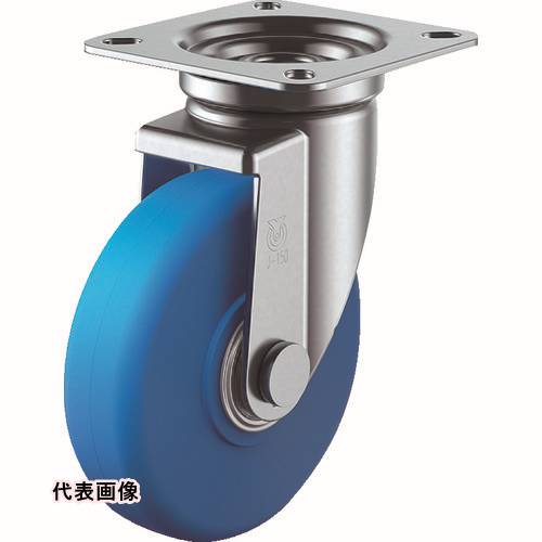 ユーエイ プレート式 自在 キャスター モノマーキャストナイロン 車輪径130mm Jタイプ J型 取付寸法82×82(75×75) [MCBJ-130] MCBJ130 販売単位：1 送料無料