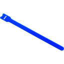 結束バンド 工具 ケーブル 配線 固定 ファスナータイプ TRUSCO トラスコ中山 マジックバンド ストラップ 40cm 青 4本入り [MKS-3840-B...