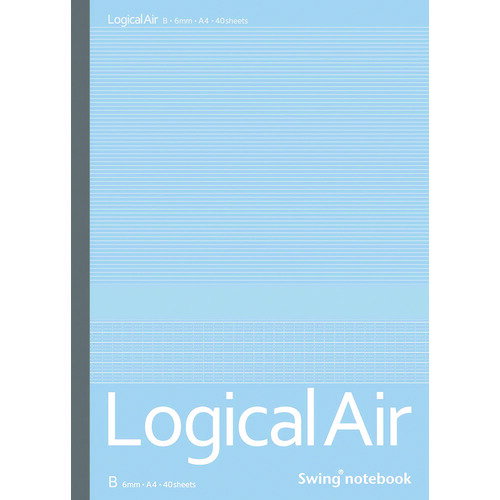 ナカバヤシ ロジカル・エアーノート B罫/A4/40枚 [NO-A409B] NOA409B 販売単位：1