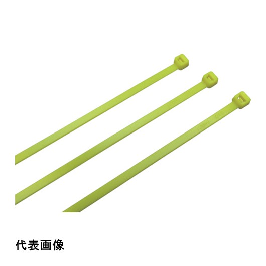結束バンド 工具 ケーブル 配線 固定 屋内用 PANDUIT ナイロン結束バンド 蛍光黄 (100本入) [PLT2S-C54] 販売単位：1 送料無料
