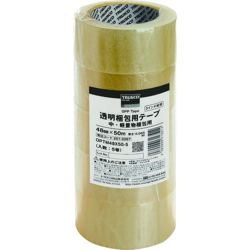 TRUSCO ȥ饹滳 Ʃѥơ 桦ʪ 48mmX50m 5 [OPTM48X50-5] OPTM48X505 ñ̡1