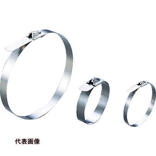 結束バンド 工具 ケーブル 配線 固定 ステンレス製 TRUSCO トラスコ中山 ステンレスバンド 取り外し可能タイプ W5.0X80L (20本入) [STB580] STB580 販売単位：1