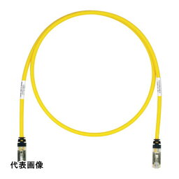 パンドウイット CAT6A/CAT6 シールドパッチコード 2m 黄 STP6X2MYL [STP6X2MYL] 販売単位：1