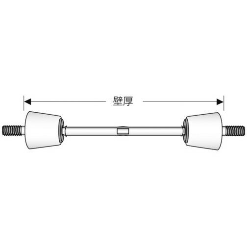 TRUSCO �ȥ饹���滳 W5/16 ���ѥ졼���� B�� 200mm 10���� [SPB-200-W5/16] SPB200W516 ����ñ�̡�1