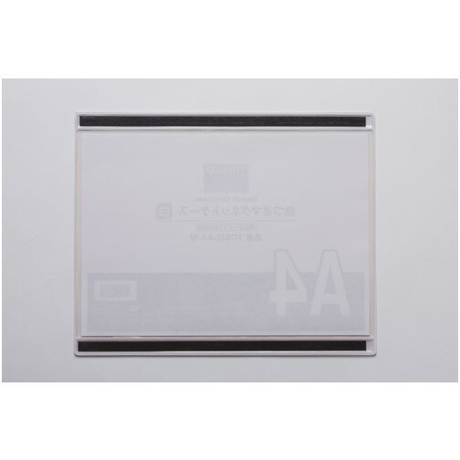 TRUSCO トラスコ中山 色つきマグネットケース A4 白 [TCSM-A4-W] TCSMA4W 販売単位：1 2