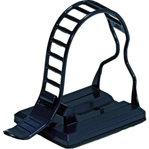 TRUSCO トラスコ中山 ケーブルクランプベルトタイプ 結束径5~25Φ 黒 10個入 [TL-25AB-BK] TL25ABBK 販..