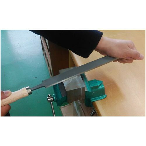 TRUSCO トラスコ中山 鉄工用ヤスリ 木柄付 半丸 中目 刃長250 [THA250-02-S] THA25002S 販売単位：1