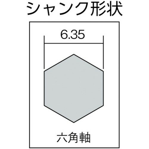 六角軸タイプ TOP 電動ドリル用六角シャンクスパイラルステップドリル ゴールドタイプ [ESD-422SG] 販売単位：1 送料無料