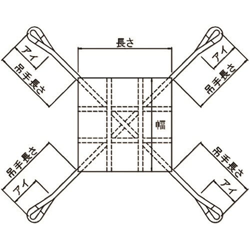 丸善織物 防水型トラッシュシート 4点フックタイプ 3M角 [TSR-30B] TSR30B 販売単...