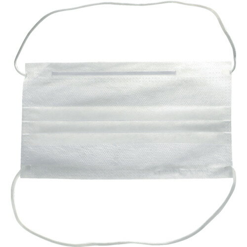 TRUSCO トラスコ中山 作業用マスク(頭掛けタイプ)1層 (100枚入) [TEMA1L-100A] TEMA1L100A 販売単位：1