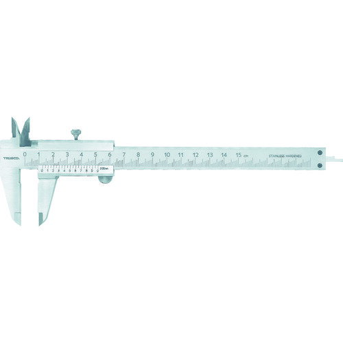 TRUSCO トラスコ中山 ユニバーサルデザイン標準型ノギス 150mm [THN-15-U] 販売単位：1 送料無料