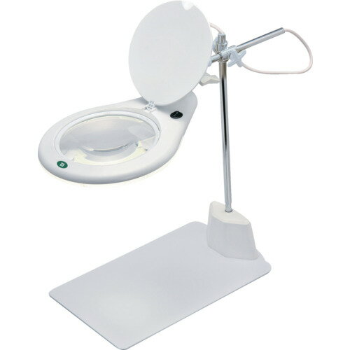 SK スタンド式LED拡大鏡 2倍 Φ170mm [LS2-175S] 販売単位：1 送料無料