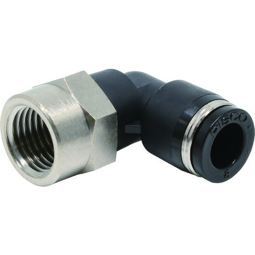 PISCO チューブフィッティング メスエルボチューブ8ネジR1/4 [PLF8-02] 販売単位：1