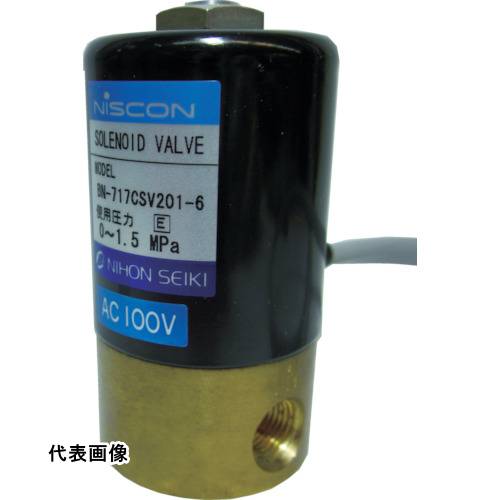 日本精器 2方向電磁弁 6AAC200V717CS [BN-717CSV201-6-E200] 販売単位：1 送料無料