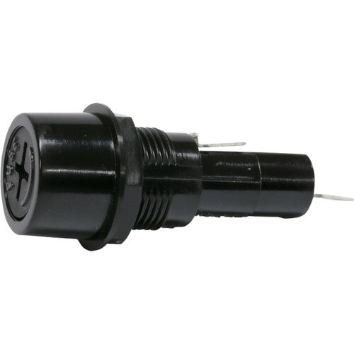 ｜417-3104 [F130] 1個販売 商品画像については実際の製品と異なる場合がございます。あくまでも商品のスペックをご確認の上ご注文をお願いいたします。※この商品は受注発注の商品です。その為メーカーに在庫がない場合がございます。その場合は大変申し訳ございませんがキャンセルとさせて頂きます。予めご了承下さい。417-3104特長感電防止型です。UL規格、CSA規格取得品です。仕様回路電圧(V)：250回路電流(A)：10耐電圧(V)：AC2000(1分間)長さ(mm)：53幅(mm)：20.8仕様2絶縁抵抗：DC500V、100MΩ以上耐電圧：AC2000V(1分間)適合ヒューズ管：6.4×30/6.35×30/6.35×31.8mmはんだ付け兼用187タブ端子(t0.5)材質_仕上本体:フェノール(UV94-0)ツマミ：P.B.T(UL94V-0)質量9.400G原産国日本「ルーペスタジオ」では、拡大鏡(虫眼鏡/ルーペ)、双眼鏡、単眼鏡、望遠鏡などのレンズ製品を主に取り扱っております。工具製品は常には在庫しておらずお取りよせとなります。ご了承下さい。ヒューズホルダ ヒューズホルダサトーパーツ 筒型ヒューズホルダー 関連商品へ