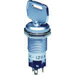 NKKスイッチズ ねじ取付け形キーロックスイッチSKシリーズ ON-ON 片側タイプ [SK-12BAS1] 販売単位：1