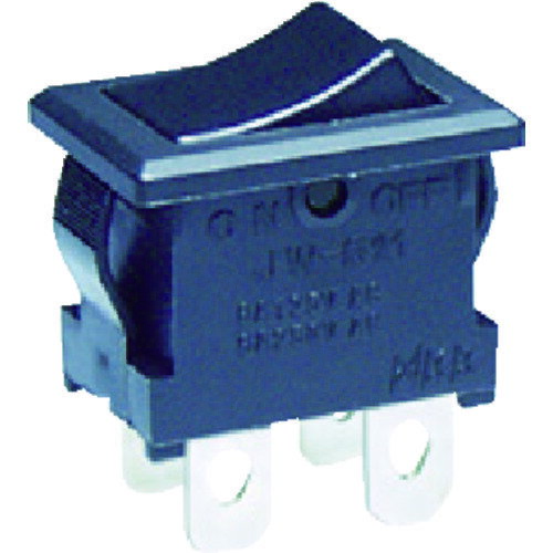 NKKスイッチズ ロッカスイッチ JW-Sシリーズ 2極 ON-OFF [JW-S21RKK] 販売単位：1