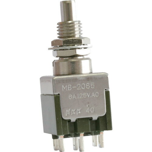 NKKスイッチズ 基本形押ボタンスイッチ 2極ON-ON [MB-2085] 販売単位：1