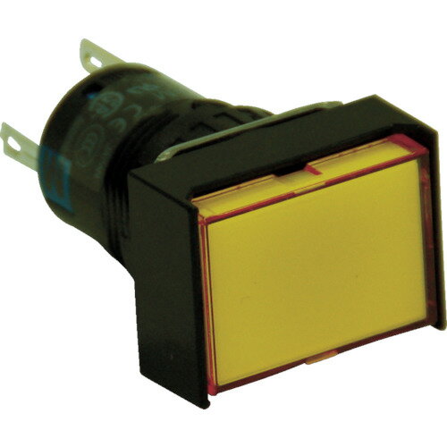 IDEC φ16長角形照光押しボタンスイッチ [AL6H-M14Y] 販売単位：1