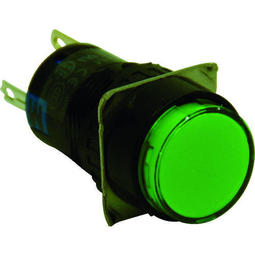IDEC φ16丸形照光押しボタンスイッチ [AL6M-M14G] 販売単位：1