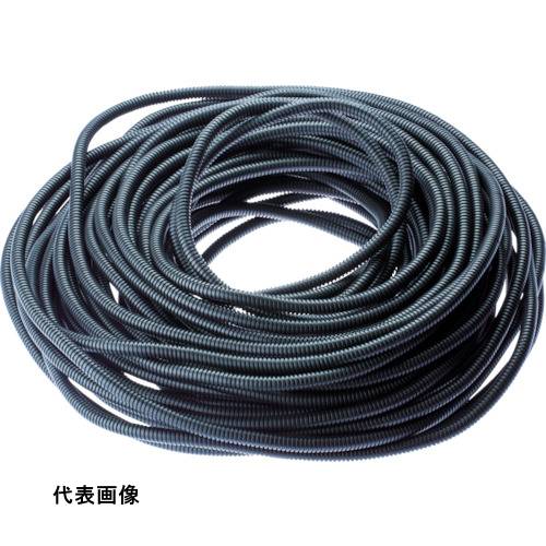 PANDUIT コルゲートチューブ 耐熱性ナイロン6 スリット付黒 内径32.5 15.25m [CLT125N-L630] 販売単位：1 送料無料