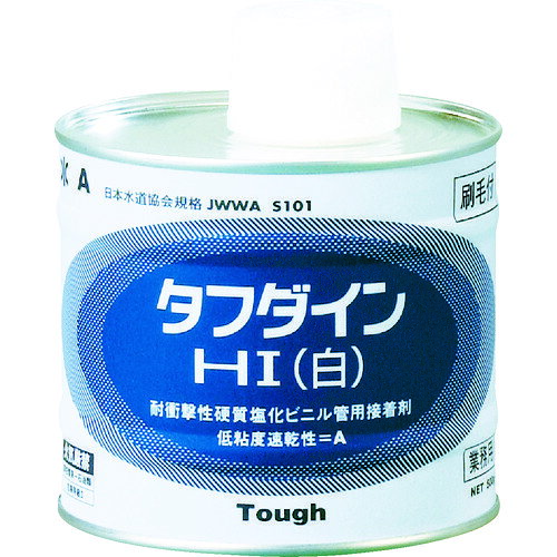 クボタケミックス 塩ビ用接着剤 タフダインHI白 500G [WHITE500G] 販売単位：1