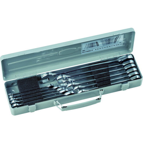 TONE ラチェットめがねレンチセット 10pcs [RM110] 販売単位：1 送料無料