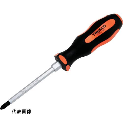 TRUSCO トラスコ中山 貫通ドライバー(マグネット入り) (+NO.3X150mm) [TKD-3-150] 販売単位：1(4)