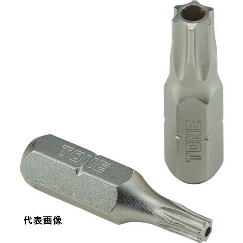 TONE T型トルクスビット(いじり防止タイプ) 先端規格T10 [BTT10HS] 販売単位：1