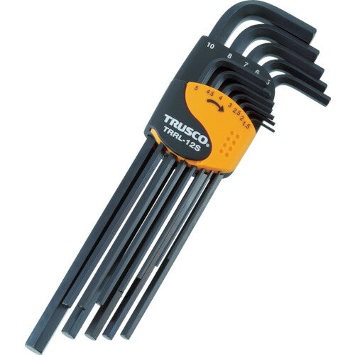 TRUSCO トラスコ中山 六角棒レンチセット ロングタイプ 12本組 [TRRL-12S] 販売単位：1