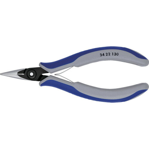 4003773061472｜446-7728 [3422130] 1丁販売 こちらの商品はメール便対応商品です。メール便対応数：50（※1回のご注文で対応数の合計が101以上だとメール便は対応できませんので予めご了承下さい。) システム上、送料無料と表記されていても、沖縄県・離島宛、大型商品は追加料金をいただく場合があります。別途費用が発生する場合、システムの都合上ご購入時の自動配信メールには追加料金が含まれておりません。当店でご注文内容を確認し、別途メールにてご請求金額を連絡致します。商品画像については実際の製品と異なる場合がございます。あくまでも商品のスペックをご確認の上ご注文をお願いいたします。※この商品は受注発注の商品です。その為メーカーに在庫がない場合がございます。その場合は大変申し訳ございませんがキャンセルとさせて頂きます。予めご了承下さい。446-7728特長極めて精密なエレクトロニクス関連、精密機器関連の組立作業に最適な高精度のプライヤーです。ジョイント部は高精度で、遊びやガタがなく、どの位置からもなめらかに開閉します。質の高い作業を約束する精密エレクトロニクスプライヤーです。軽量ボディーにより、作業者の負担を軽減します。ダブルオープンスプリングにより、抵抗感なく口を開くことができます。つかみ面はフラットで、ヘッドは丁寧に面取りされており、部品に傷をつけません。仕様全長(mm)：135厚さ(mm)：6.5A(mm)：22.7先端形状：半丸先端形状(mm)E×F：1.6×1.6先端：ギザなし材質_仕上鍛造高級ボールベアリング鋼グリップ：複合プラスチック材質量61.000G原産国ドイツJANコード4003773061472「ルーペスタジオ」では、拡大鏡(虫眼鏡/ルーペ)、双眼鏡、単眼鏡、望遠鏡などのレンズ製品を主に取り扱っております。工具製品は常には在庫しておらずお取りよせとなります。ご了承下さい。ノーズプライヤー ノーズプライヤーKNIPEX 精密用プライヤー 関連商品へ