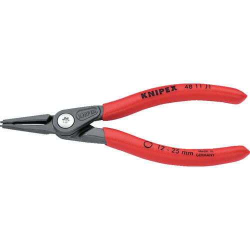 KNIPEX 穴用精密スナップリングプライヤー 12-25mm [4811-J1] 販売単位：1 送料無料