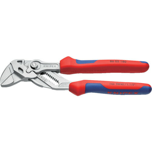 KNIPEX プライヤーレンチ コンフォートハンドル 180mm [8605-180] 販売単位：1 送料無料