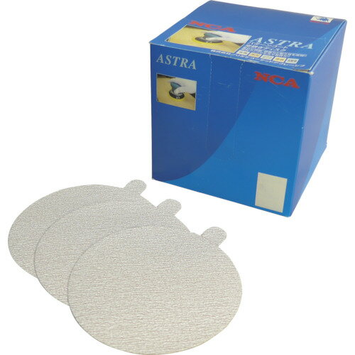 NCA アストラディスク(のり付タイプ穴無) 粒度#400 [A400 C2A-MD 125X0 PSA V00] 100枚セット 送料無料