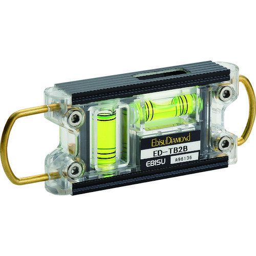 エビスダイヤモンド 水平器 トビレベル-2 ブラック/グリーン [ED-TB2B] 販売単位：1