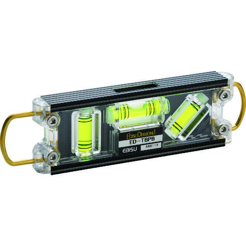 エビスダイヤモンド 水平器 トビレベル・プロ ブラック/グリーン [ED-TBPB] 販売単位：1