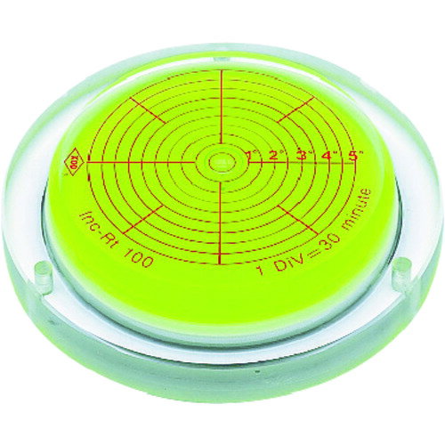 KOD 取付穴付角度計付丸台型アイベル水平器 [INC-RT50] 販売単位：1 送料無料