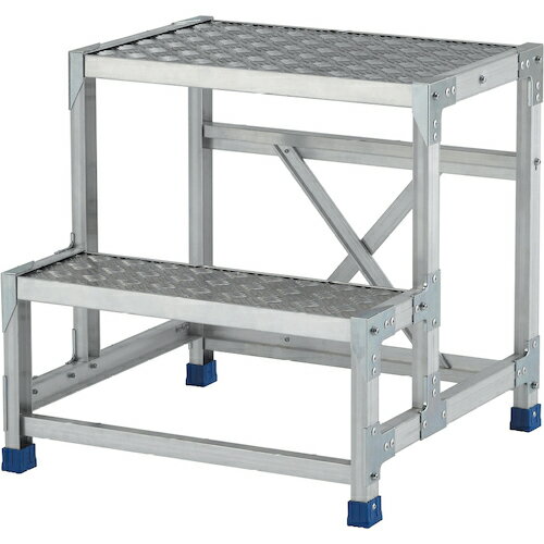 アルインコ 作業台(天板縞板タイプ)2段 [CSBC266S] 販売単位：1 送料無料