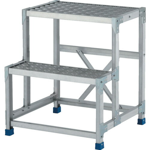 アルインコ 作業台(天板縞板タイプ)2段 [CSBC276S] 販売単位：1 送料無料