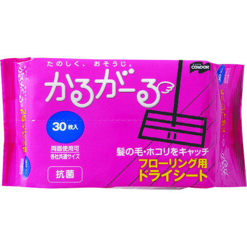 コンドル かるがーる フローリングワイパー用 フローリングドライシート30P(30枚入) [MO649-025X-MB] 販売単位：1